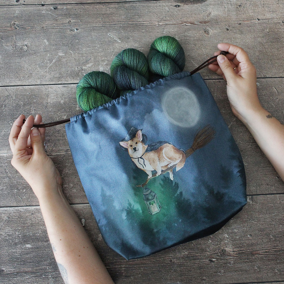 Thumbnail: Witchy Winnie Club | Project Bag & Yarn