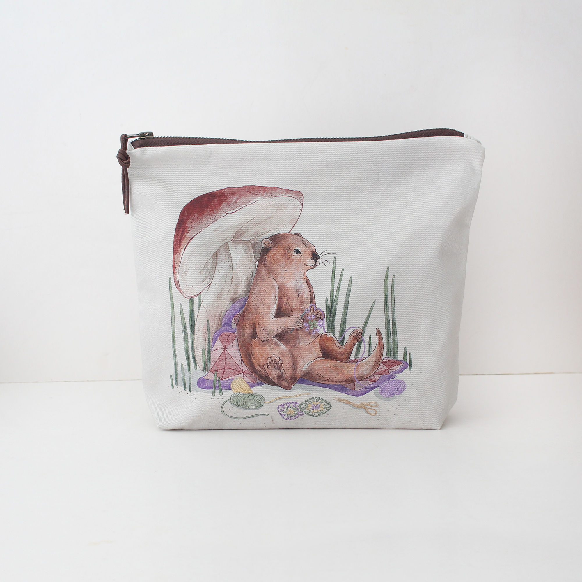 Otto | Extra Large Zipper Pouch with Inside Pockets