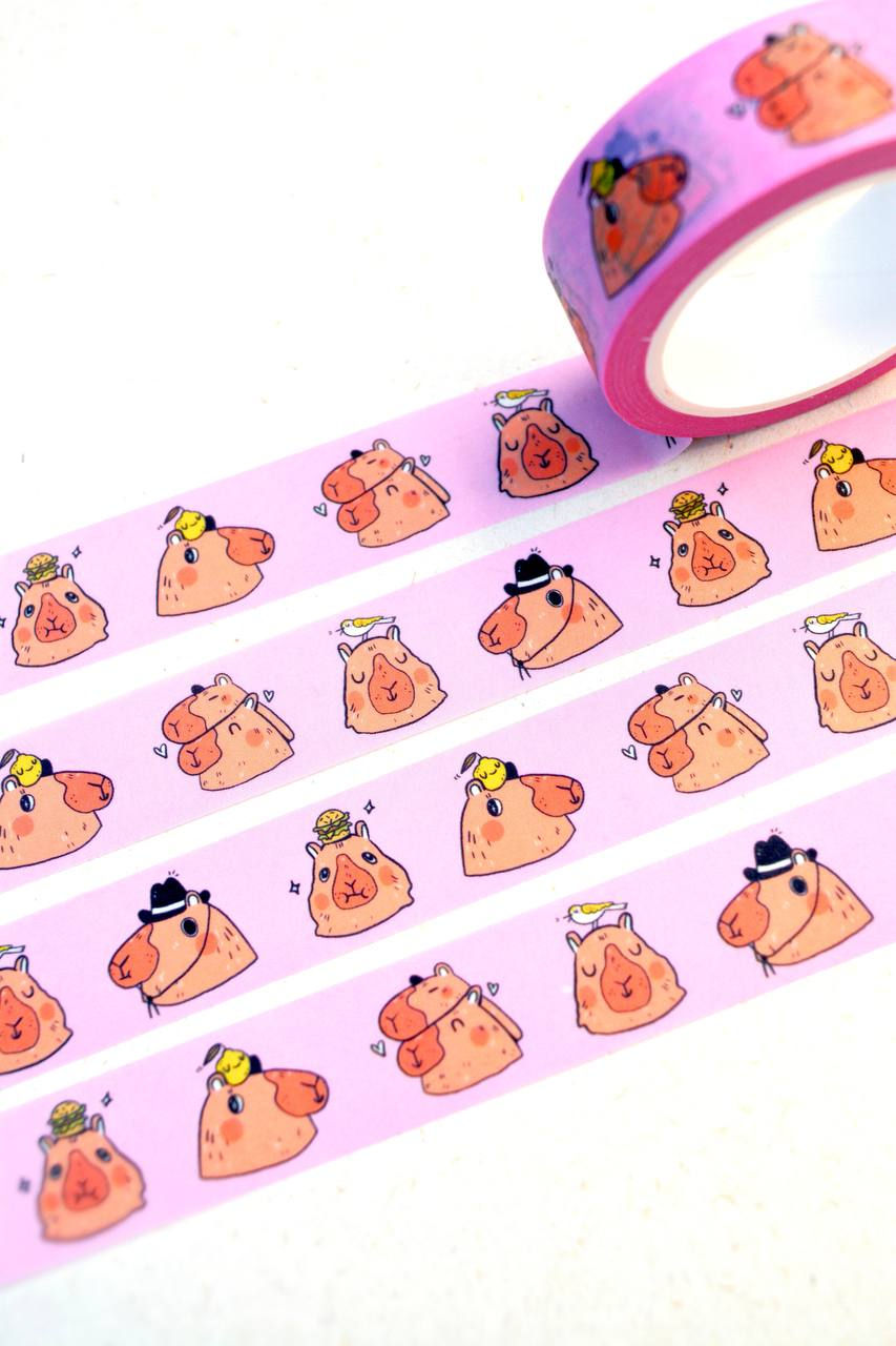 Thumbnail: Capybara | Washi Tape | Bloemkolie