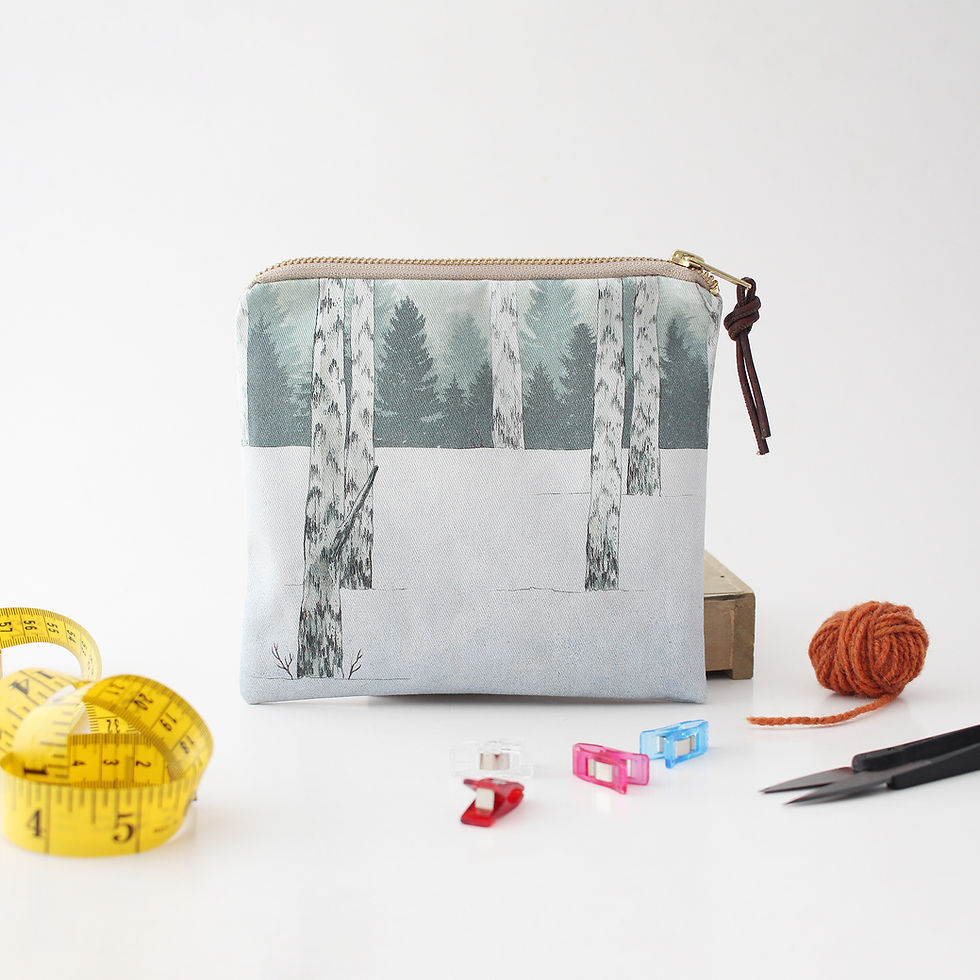 Thumbnail: Finn | Flat Zipper Pouch | Select Desired Size