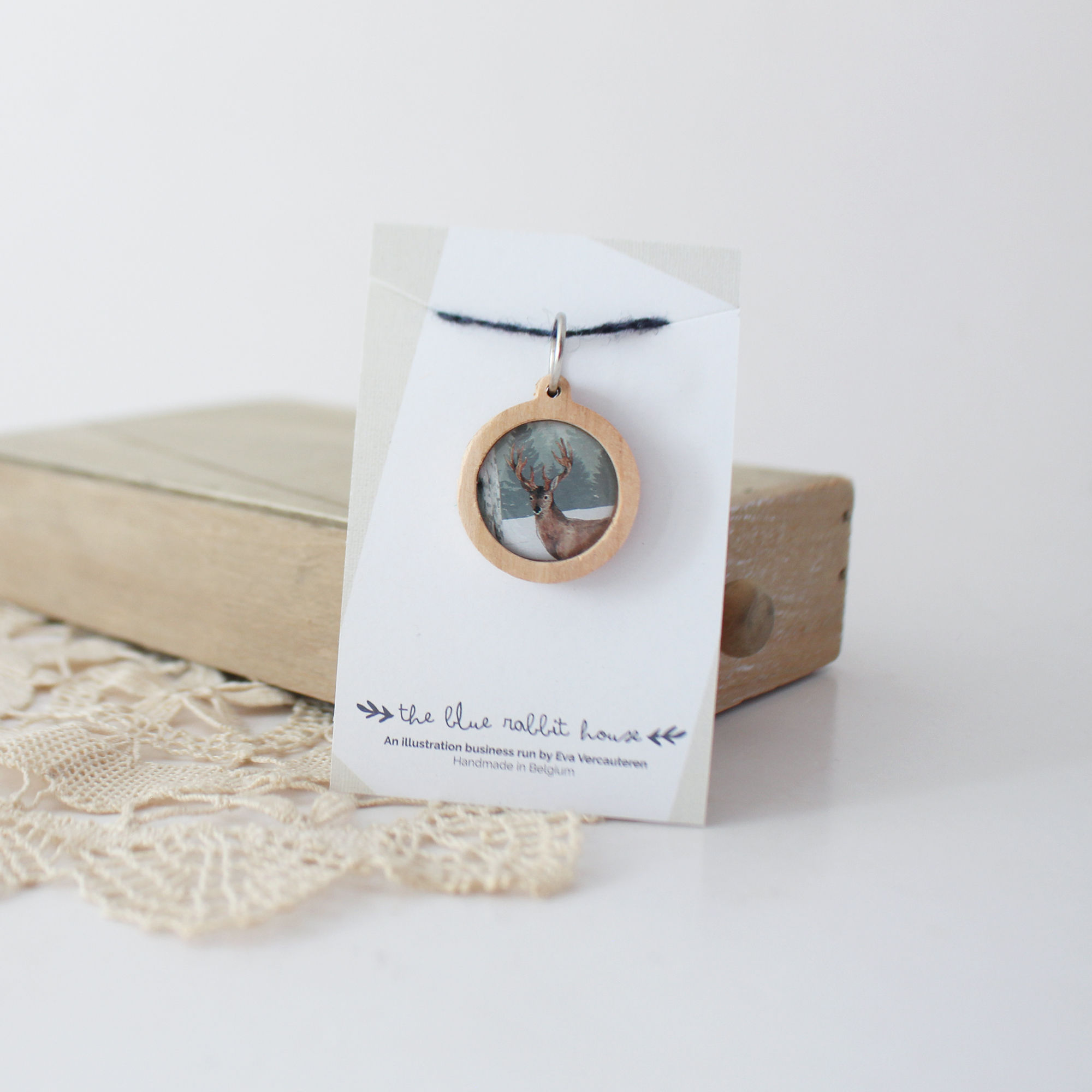 Finn | Wooden Stitch Marker