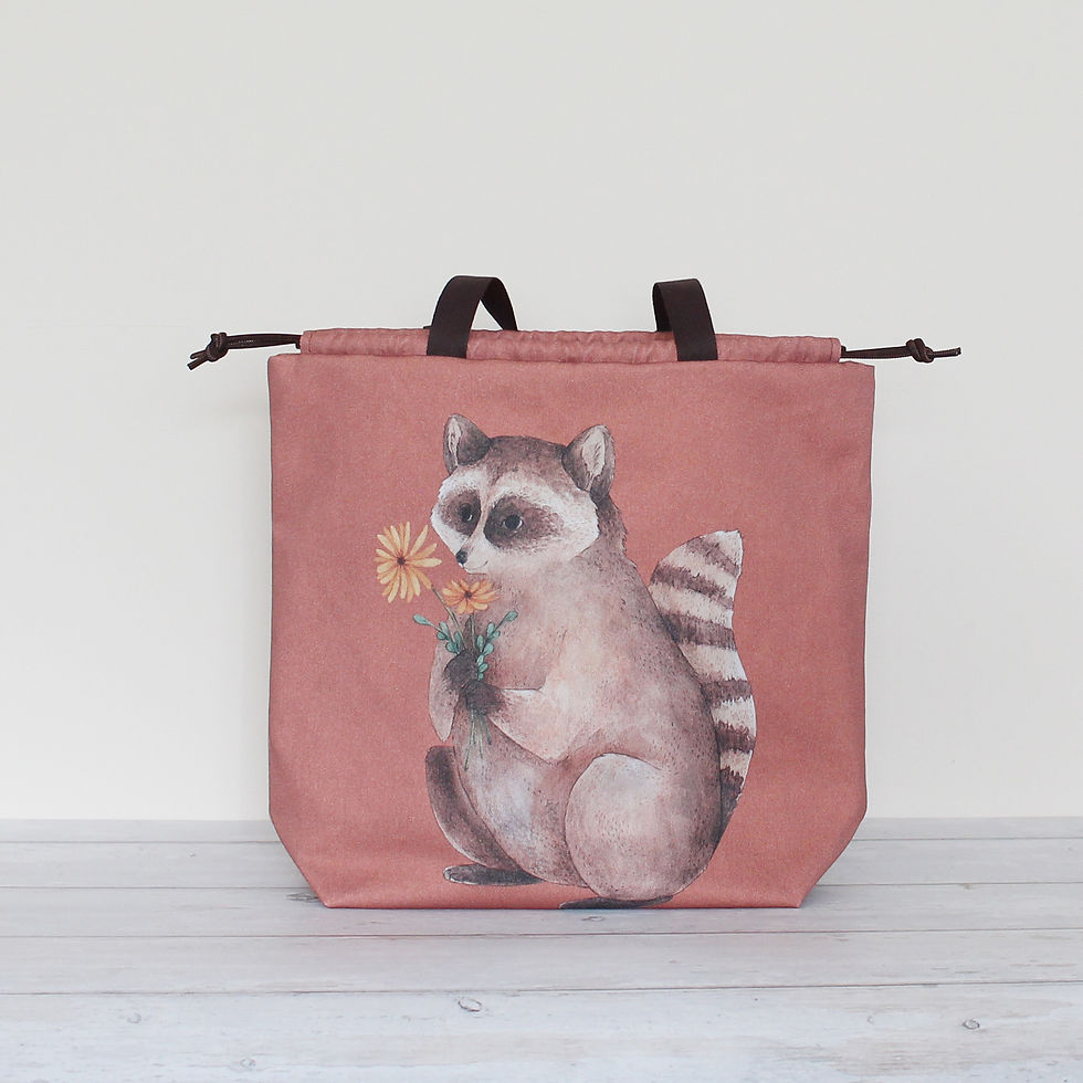 Thumbnail: Milo | Project Bag with Cotton Handles and Inside Pockets