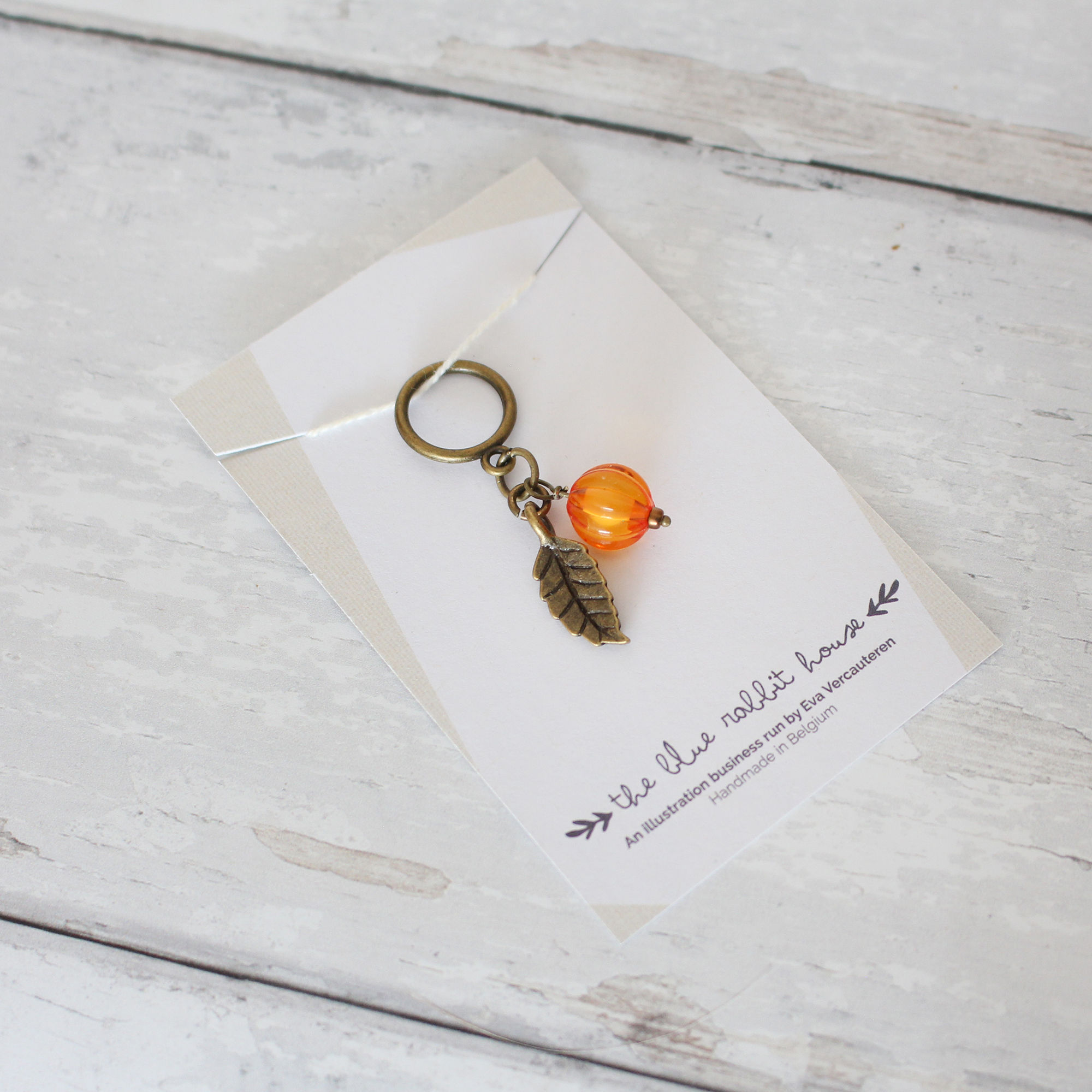 Pumpkin Stitch Marker