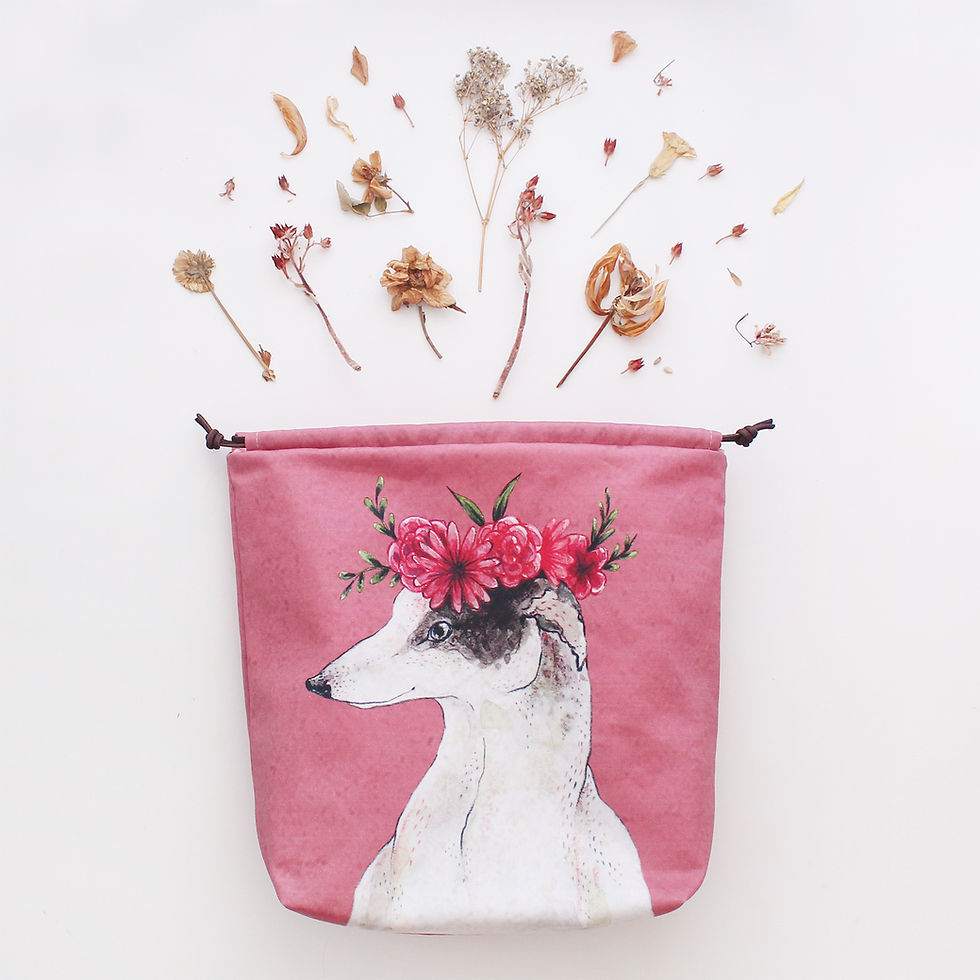 Ready to Ship - Rosie | Sock Size Project Bag