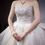 縮圖：WD026 ‘Grace Kelly Korea’平口宮廷手工串珠立體蕾絲大拖尾婚紗