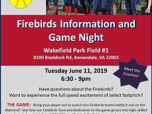 Firebirds Info Night: June 11