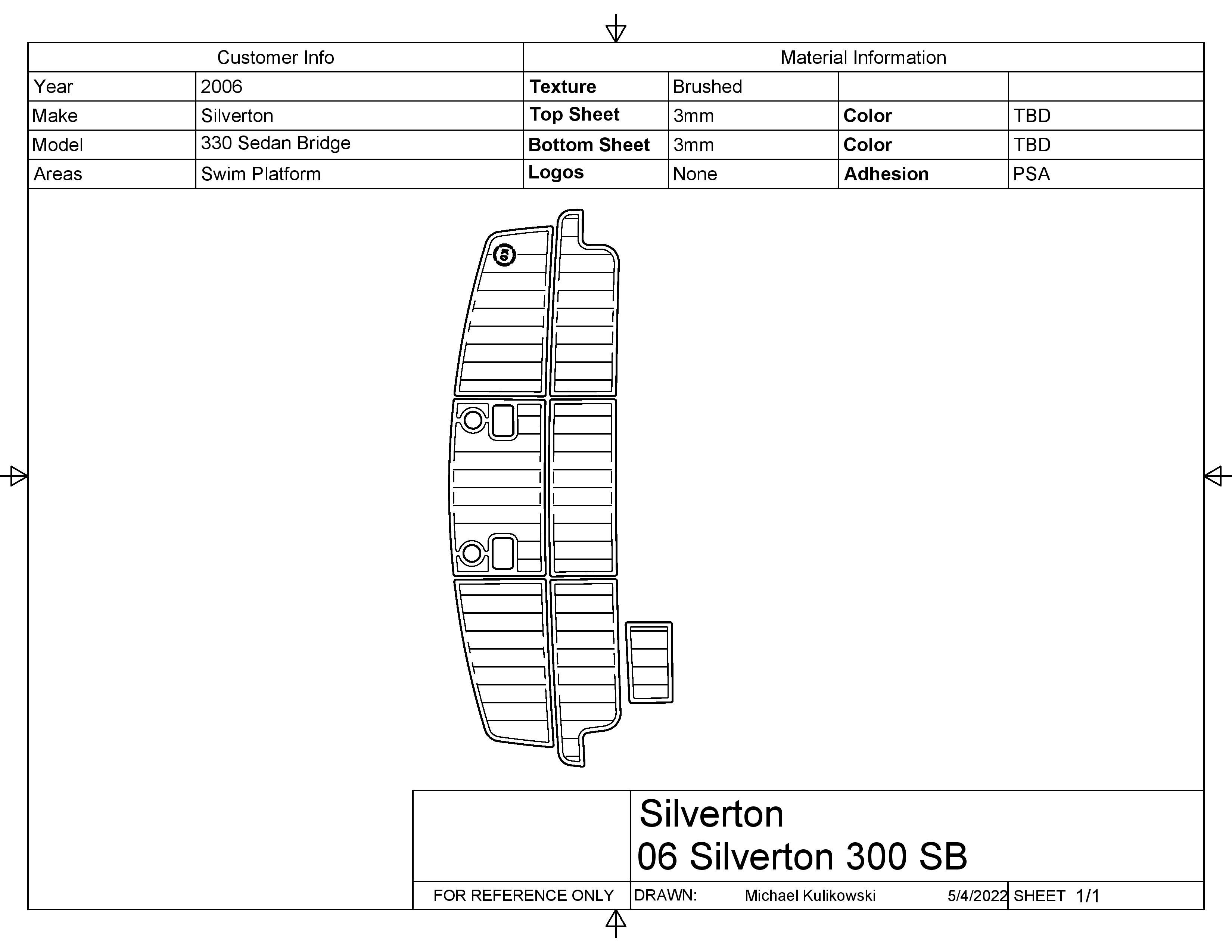 2007 Silverton 330 Sedan Bridge