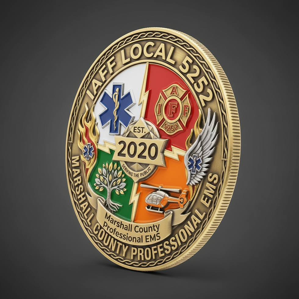 Thumbnail: Custom Challenge Coins (Fully Personalized)