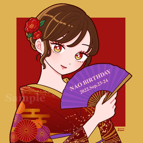 ナオ様　ステッカーイラスト
