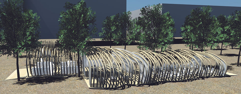 CAD model of press centre