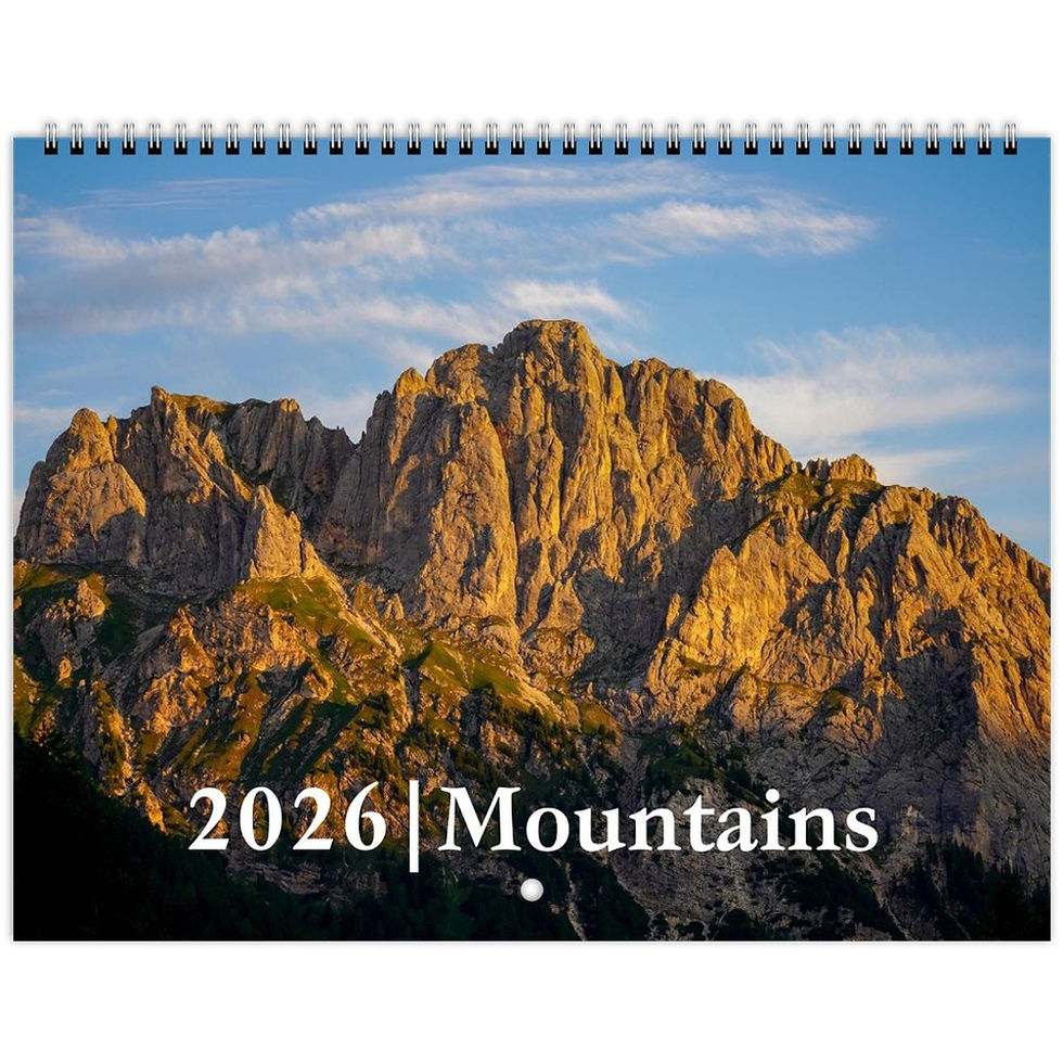 2026 Freethedust Mountains Calendar (US & CA Only)