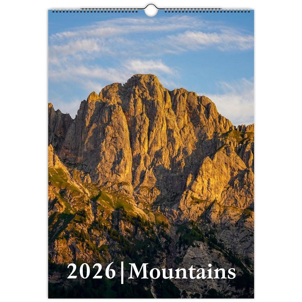 2026 Freethedust Mountains Calendar (Outside US/Canada Only)
