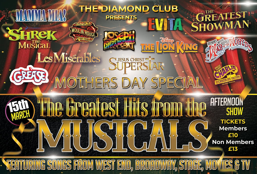 THE GREATEST HITS FROM THE MUSICALS WITH DEAN BETTON/MOTHERS DAY SPECIAL