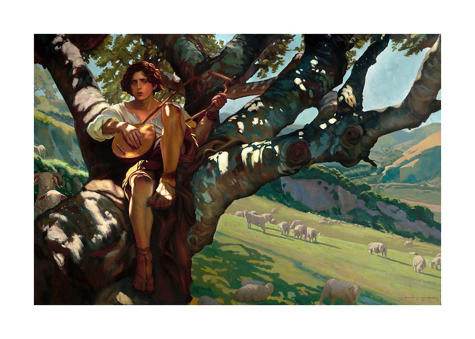 Thumbnail: “Young David” Fine Art Print