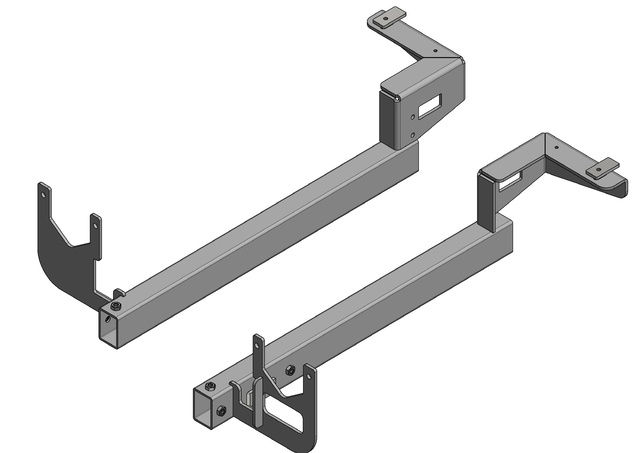 Adapter Weih-tec Fiat X250 L4 Fahrzeuglänge 6,36 m links und rechts