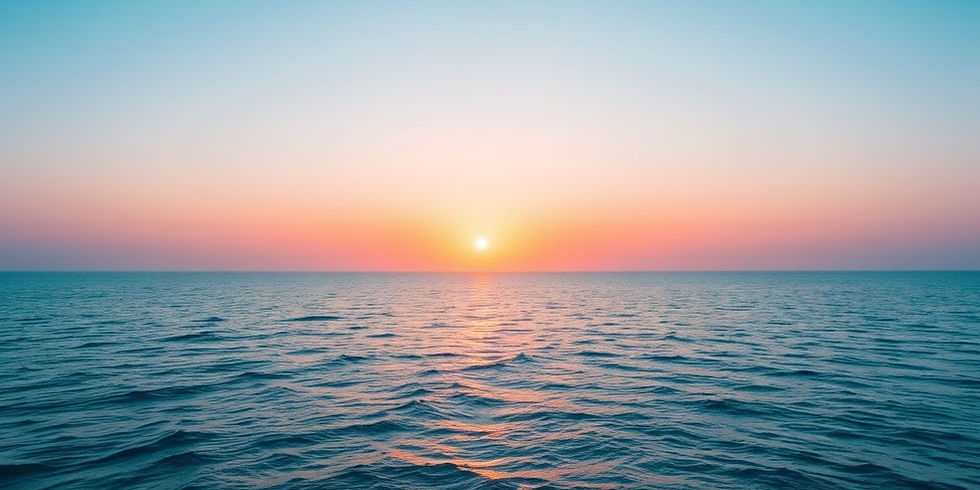 Expansive blue ocean horizon and sunset .jpg