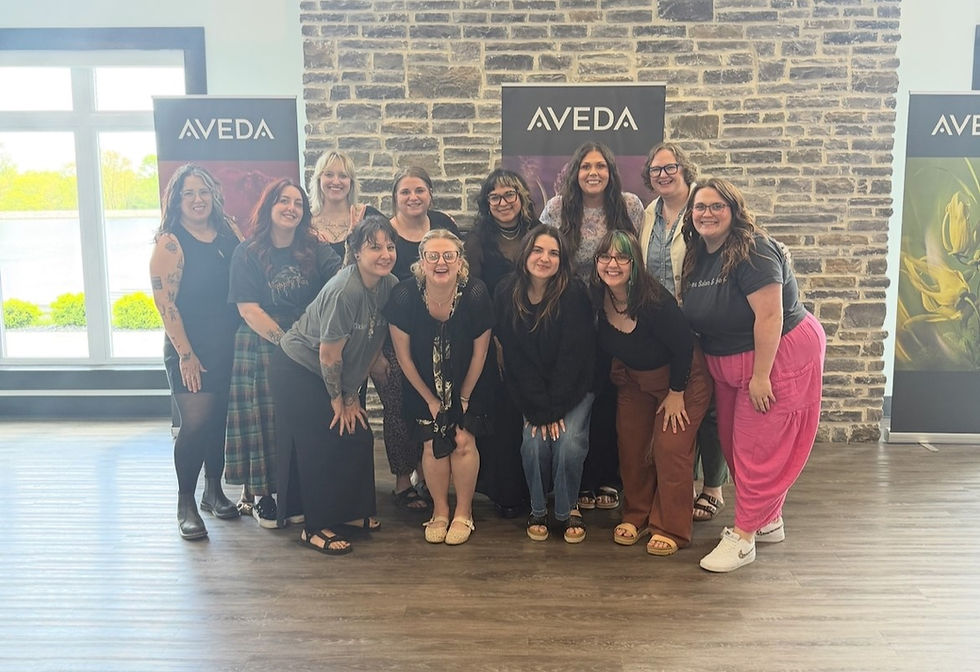 The Trixies team at Aveda Immersion