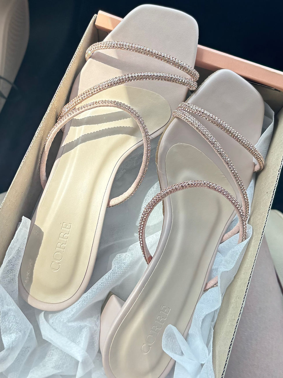 Thumbnail: Celeste Crystal Embellished Heels in 3 Colours