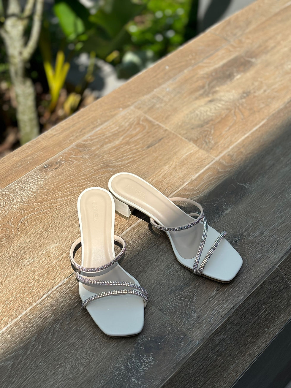 Thumbnail: Celeste Crystal Embellished Heels in 3 Colours