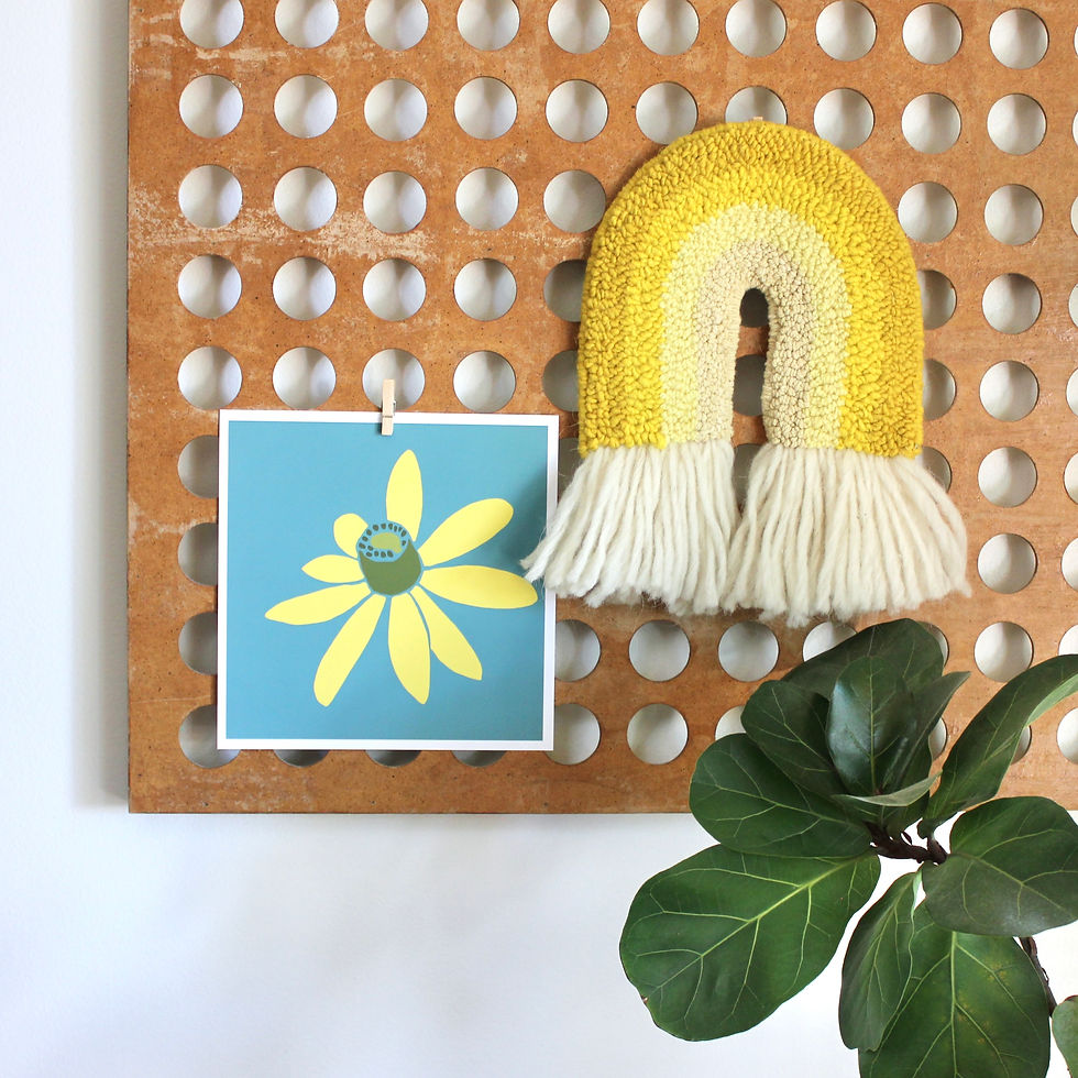 Thumbnail: Coneflower Print - Sashira Art & Home