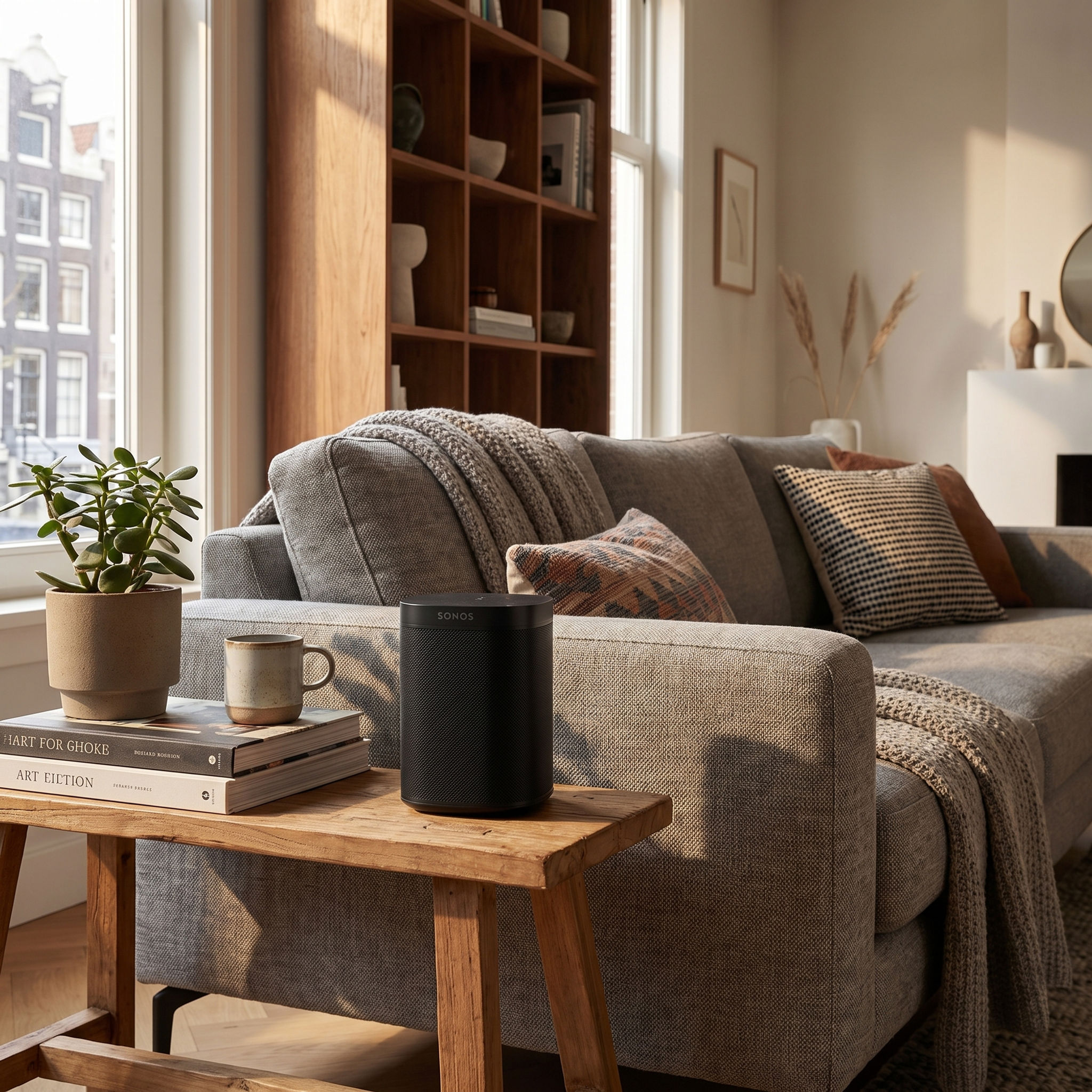 Sonos One Gen 2 (zwart) – Refurbished, Gradatie A