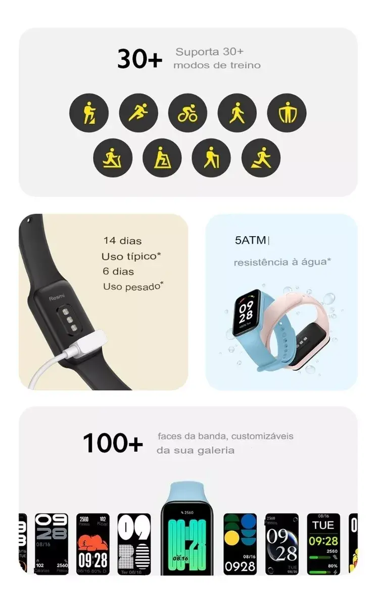 Miniatura: Relogio Xiaomi Redmi Smart Band 2 Original Versão Global +Brinde