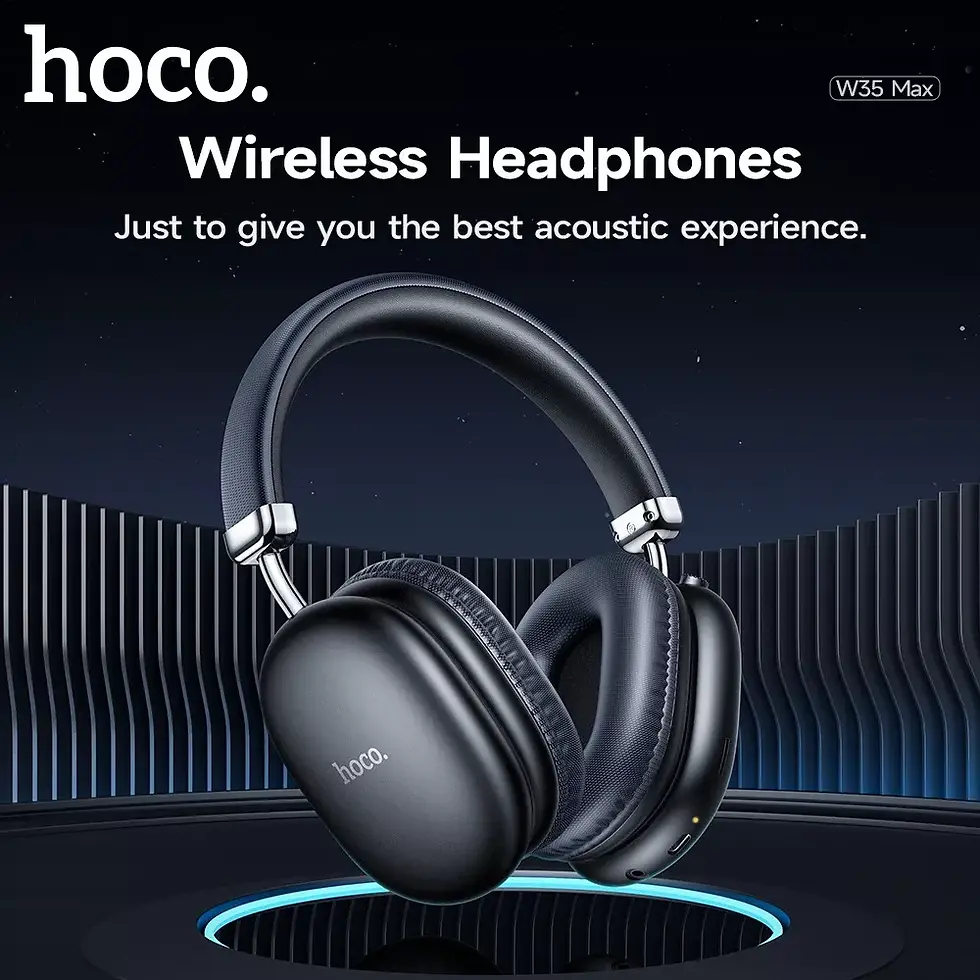Miniatura: Fone ouvido Headphone Hoco-w35 Max-Bluetooth 5.3 +Entrada P2