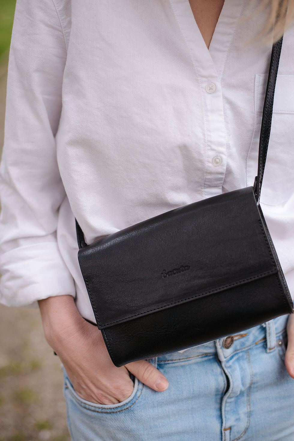 Miniatura: magnetická kabelka Mari / černá