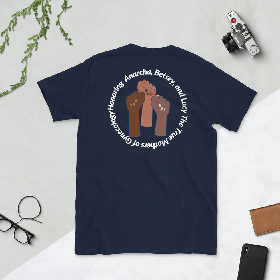 Thumbnail: We Are the Evidence Short-Sleeve Unisex T-Shirt (white print)