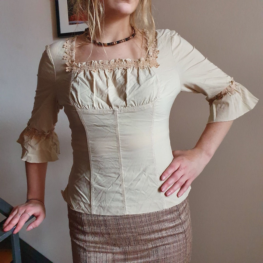 Vintage Top // Business Skirt