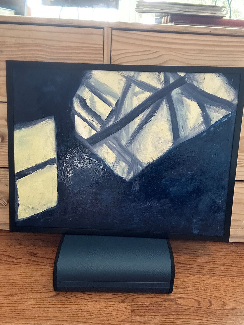 “Predawn Shadows (on my bedroom wall)”