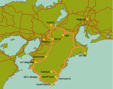 Japan Map - Kansai