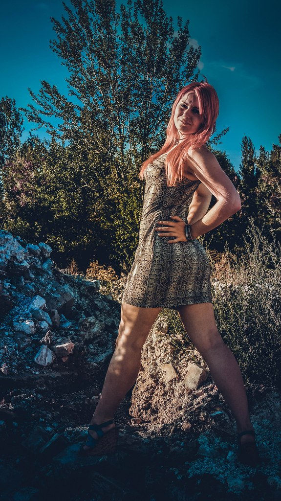 Миниатюра: Платье под змеиную кожу Go-Go