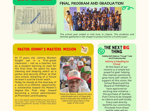 Summer Newsletter Hot Off the Press
