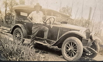 Dod, old car, farm.JPG