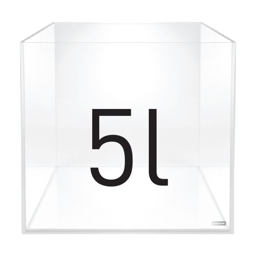 Weißglas Cube - Daquarium