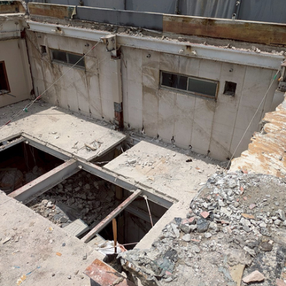 解体中の様子①