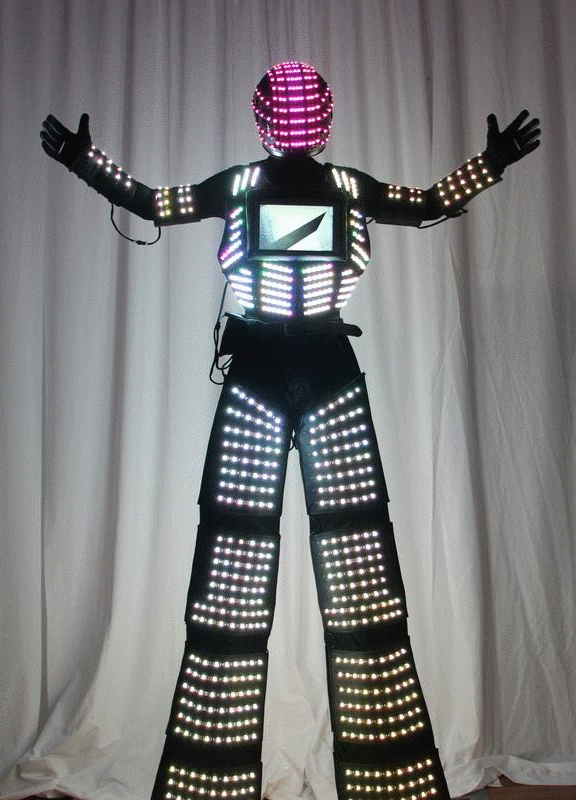 Black Glo-Bot with Screen