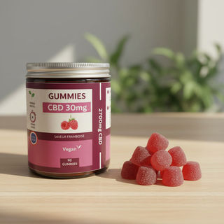 Boite de gummies CBD