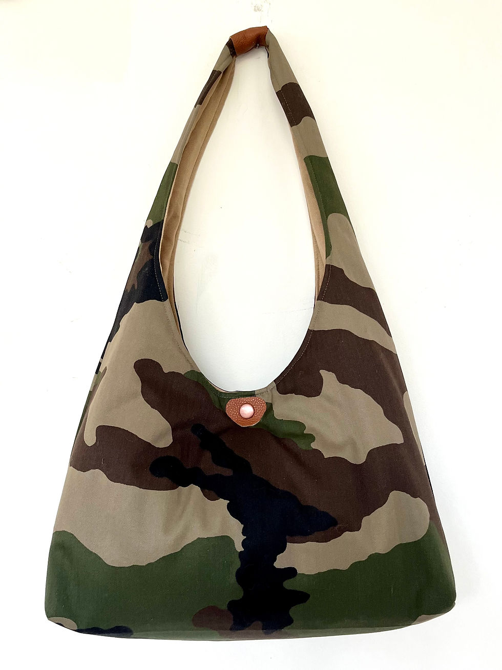 Miniature : POPPY- sac boho anse épaule  - Anse épaule - Détails cuir 