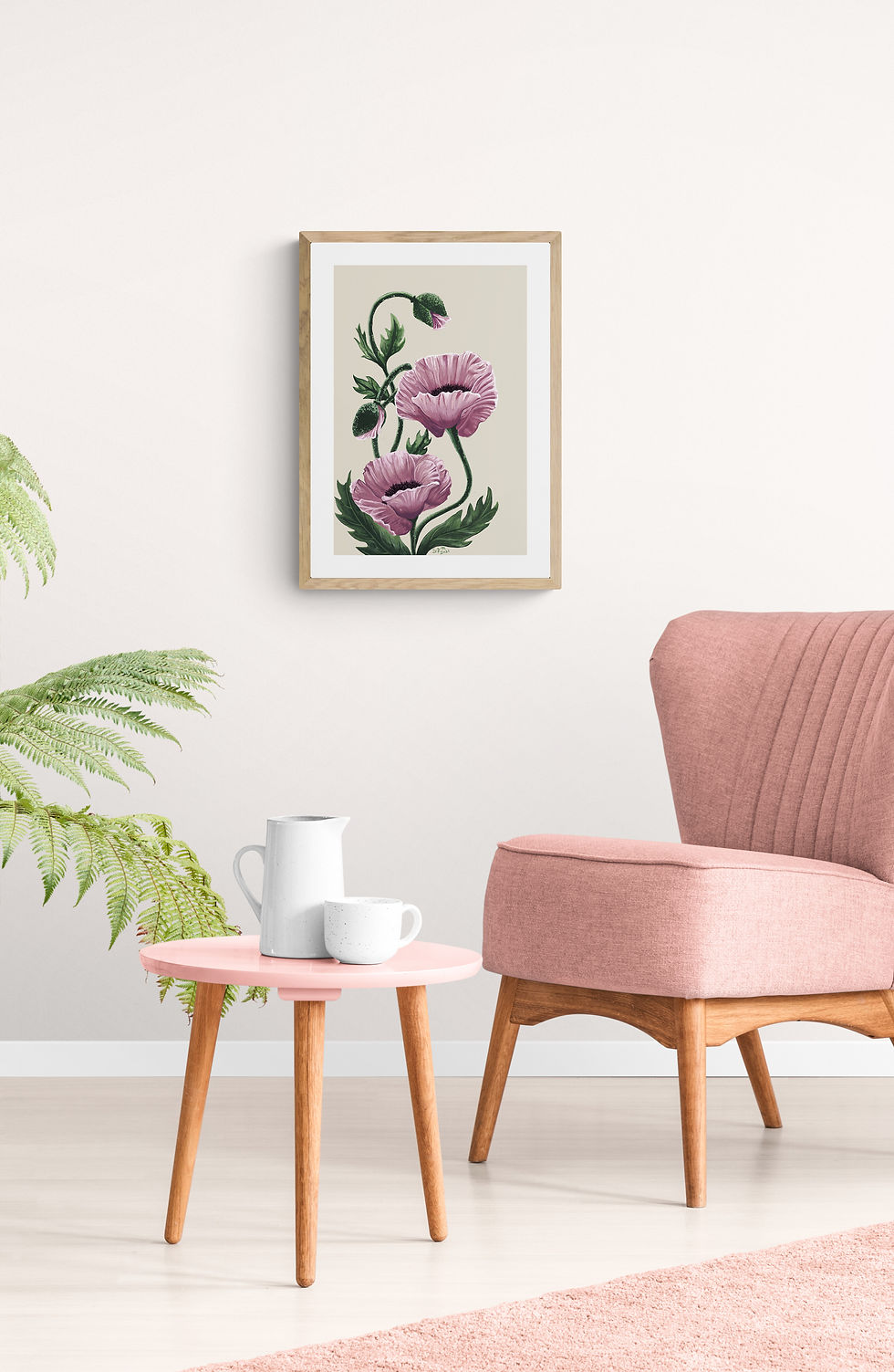 Thumbnail: Spring poppies print