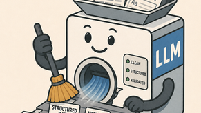 Anthropomorphized LLM cleaning content.