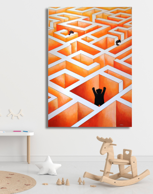 Miniature : Jocelyne DESCHAMPS-KUS - "L'impasse"