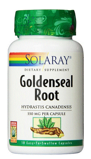 Solaray Goldenseal Root 550 Mg 50 Capsules