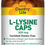 Thumbnail: Country Life L-Lysine Caps 500 Mg 100 Vegetarian Capsules