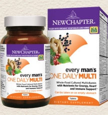 New Chapter Every Man One Daily Multi Vitamins 72 Tabs
