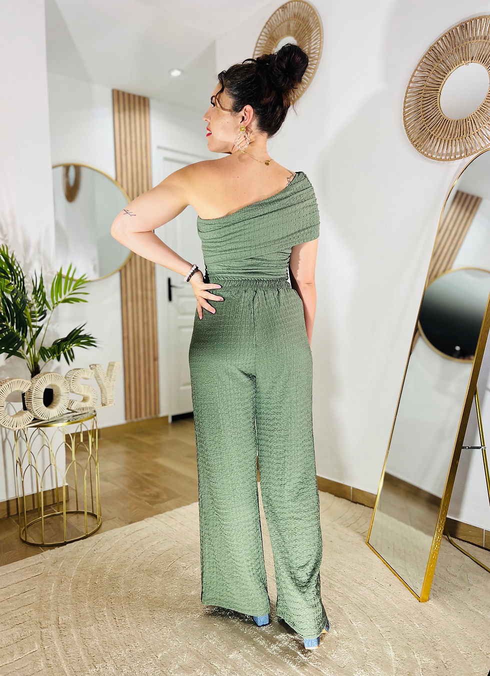 Miniature : Ensemble pantalon asymétrique 