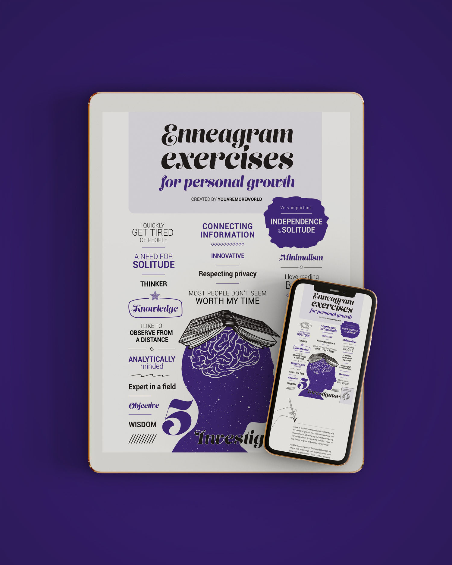 Type 5 / Enneagram exercise e-book