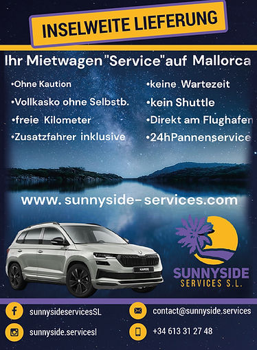 Auto Mieten Ohne Kaution Und Kreditkarte Mallorca Sunnyside Services S.L. | Mietwagen ohne Kaution und Kreditkarte Mallorca