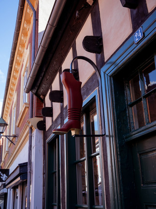 Fachwerkhaus in Altstadt von Ebeltoft